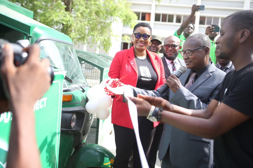 launch of the green campus bins